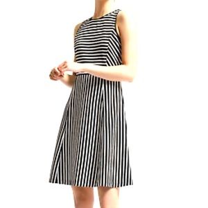 Banana Republic Stripe Fit & Flare Dress Size 4